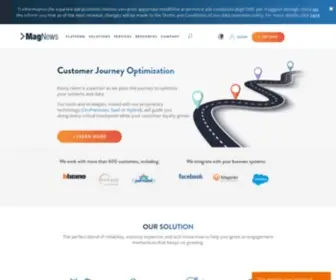 Magnews.com(With the MagNews multichannel solution) Screenshot