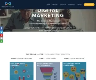 Magnificent.com(Magnificent Marketing) Screenshot