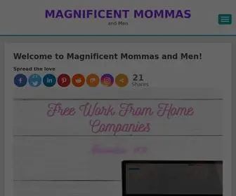Magnificentmommas.us(Magnificent Mommas and Men) Screenshot
