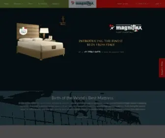 Magniflexindia.com(Magniflex India) Screenshot