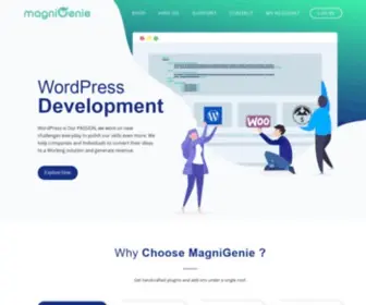 Magnigenie.com(Feel the magic of the WEB) Screenshot