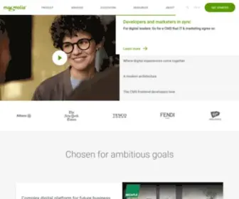 Magnolia-CMS.com(The most flexible Headless CMS) Screenshot