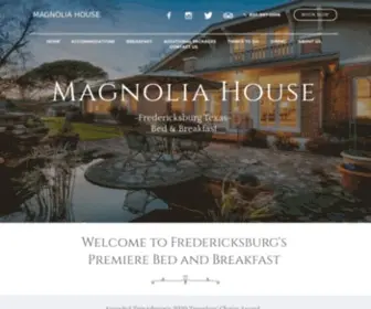 Magnolia-House.com(Magnolia House in Fredericksburg) Screenshot