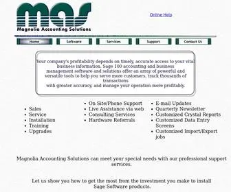 Magnoliaaccounting.com(Magnolia Accounting Solutions) Screenshot