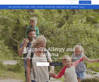 Magnoliaallergyandasthma.com(Magnolia Allergy and Asthma) Screenshot