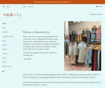 Magnoliaandfigboutique.com(Magnolia & Fig) Screenshot