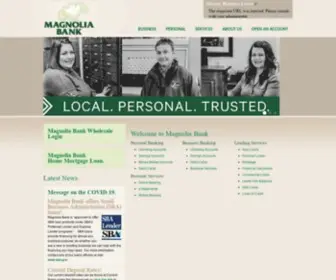 Magnoliabank.com(Magnolia Bank) Screenshot