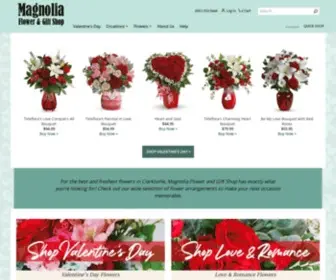 Magnoliaflowersclarksville.com(Clarksville Florist) Screenshot