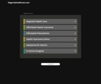 Magnoliahealthcare.com(Magnoliahealthcare) Screenshot