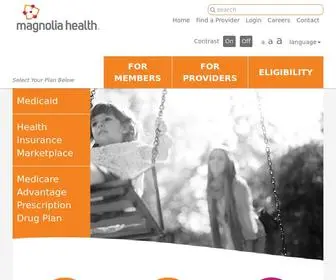 Magnoliahealthplan.com(Mississippi Medicaid & Health Insurance) Screenshot