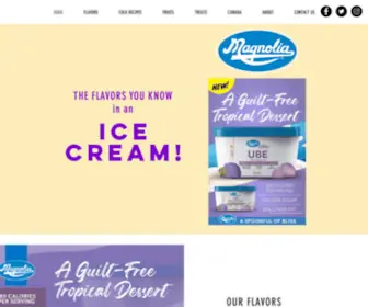 Magnoliaicecream.com(Magnolia Ice Cream) Screenshot