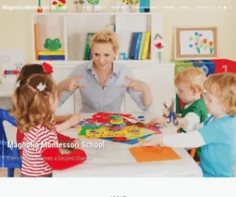 Magnoliamontessorianaheim.com(Magnolia Montessori School) Screenshot