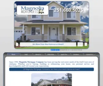 Magnoliamortgagecompany.com(Magnolia Mortgage) Screenshot