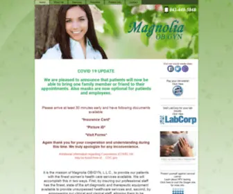 Magnoliaobgyn.com(Magnoliaobgyn) Screenshot