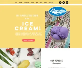 Magnoliaplease.com(Magnolia Ice Cream) Screenshot