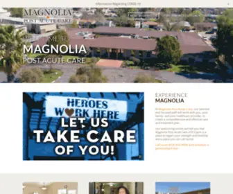 Magnoliapostacute.com(Nursing Home) Screenshot
