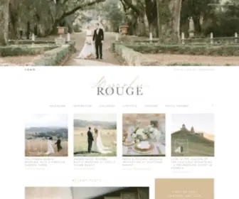 Magnoliarouge.com(Wedding Blog) Screenshot