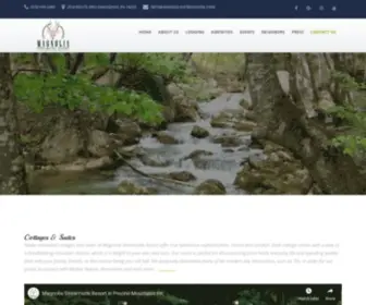 Magnoliastreamside.com(Maganolia Streamside Resort) Screenshot