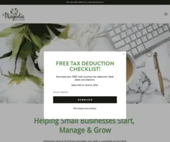 Magnoliavirtual.com(Magnolia Virtual Solutions) Screenshot