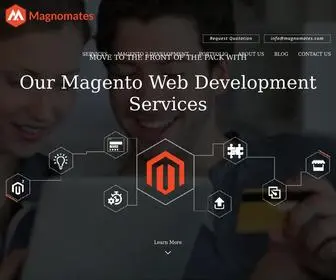 Magnomates.com(Magento development company) Screenshot