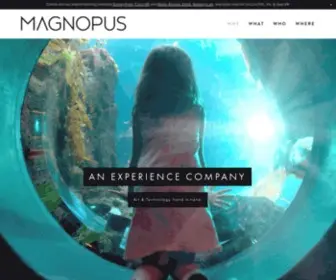 Magnopus.com(Magnopus is a Visual Development and Experience company) Screenshot