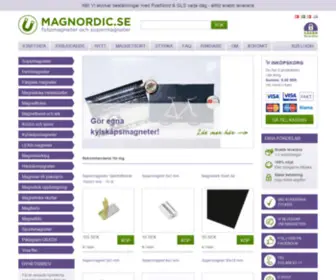 Magnordic.se(Beställ magneter online) Screenshot