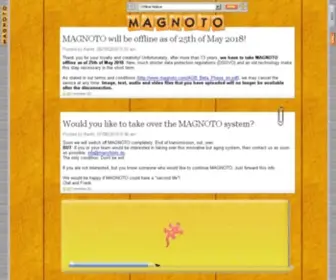 Magnoto.com(Apache2 Debian Default Page) Screenshot
