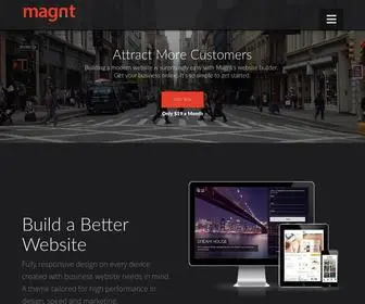 Magnt.com(Building a modern website) Screenshot