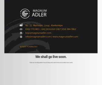 Magnumadler.com(Just another WordPress site) Screenshot