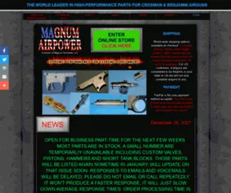 Magnumairpower.com(MAGNUM AIRPOWER) Screenshot