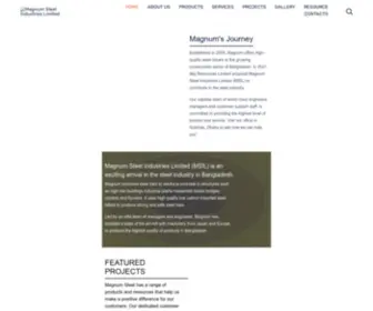 Magnumbd.com(Magnum Steel Industries Limited) Screenshot