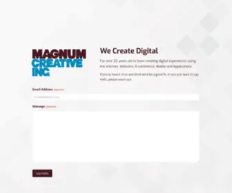 Magnumcreative.ca(Digital Content Creators) Screenshot