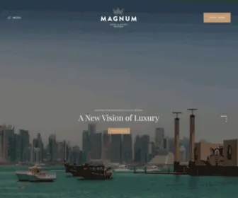 Magnumdoha.com(Magnum Hotel & Suites Westbay) Screenshot