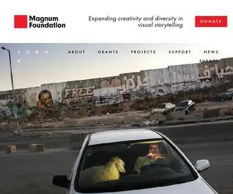 Magnumfoundation.org(Magnum Foundation) Screenshot