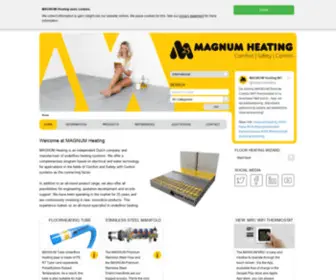 Magnumheating.com(MAGNUM Heating) Screenshot