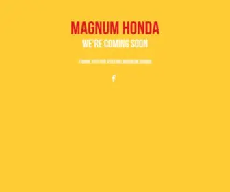 Magnumhonda.in(Magnum Honda) Screenshot