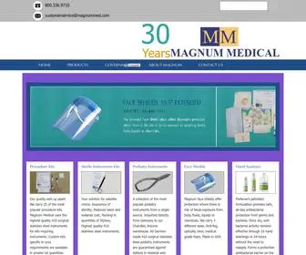 Magnummed.com(#1 Surgical & Medical Products Manufacturer) Screenshot