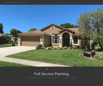 Magnumpainting.com(Painting Contractor) Screenshot