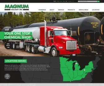 Magnumsolvent.com(Magnum Solvent) Screenshot