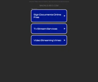 Magnus-Beo.com(Magnus Beo) Screenshot