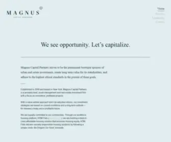 Magnuscapitalpartners.com(Magnus) Screenshot