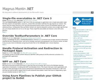 Magnusmontin.net(Magnus Montin) Screenshot