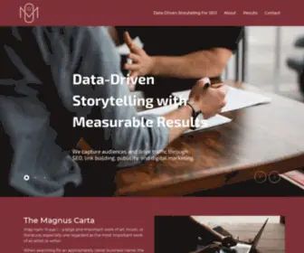Magnusopus.com(Data-Driven Storytelling for SEO) Screenshot