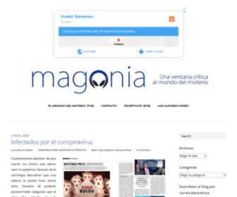 Magonia.com(Una ventana crítica al mundo del misterio) Screenshot