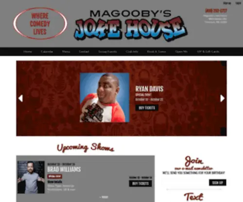 Magoobys.com(Magooby's Joke House) Screenshot
