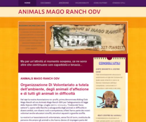 Magoranch.com(Vacanze e viaggiare con cane) Screenshot