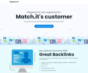 Magotech.it(This domain was registered with) Screenshot