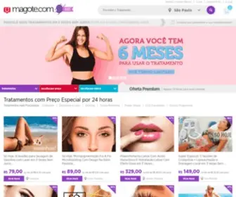 Magote.com(Tratamentos de Beleza em Clínicas de Estética) Screenshot