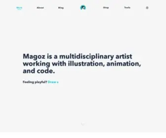 Magoz.studio(Illustrations, Animations, and Code) Screenshot