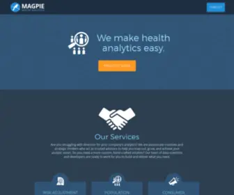 Magpiehealthanalytics.com(Magpie Health Analytics) Screenshot